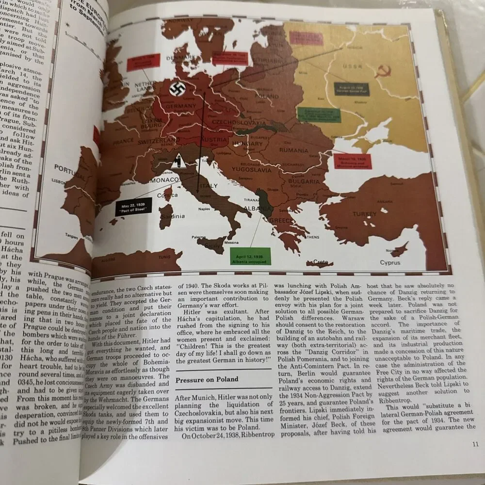 World War II Encyclopedia , Volume 1, By H.S.Stuttman, 1978 Illustrated